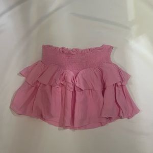 KatieJNYC Pink Mini Skirt